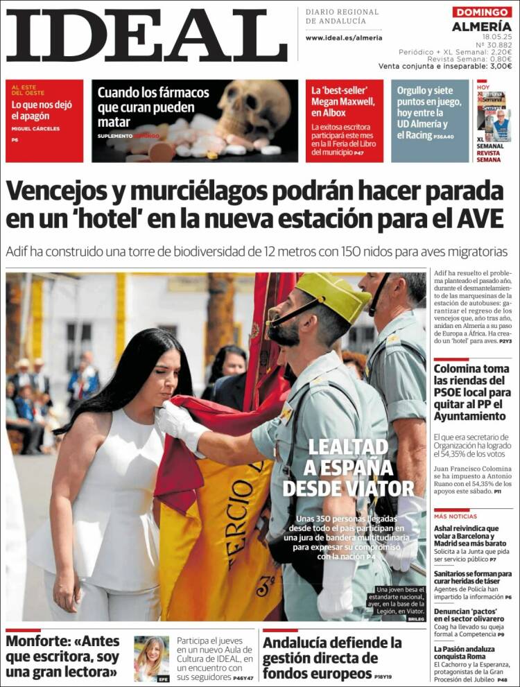 Portada de Ideal Almeria (Espagne)