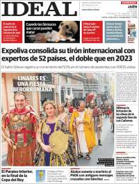 Portada de El Ideal de Jaén (España)