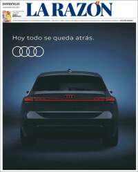 Portada de La Razón (Espagne)
