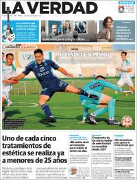 Portada de La Verdad de Murcia (Espagne)