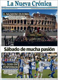 Portada de La Nueva Crónica (España)