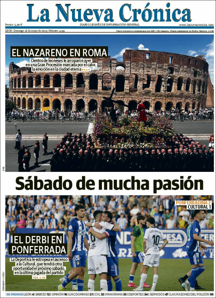 Portada de La Nueva Crónica (España)