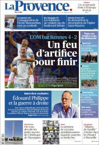 Portada de La Provence (Francia)