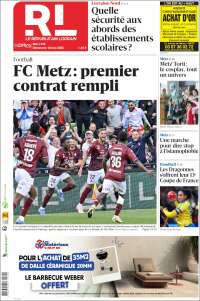 Portada de Le Republicain Lorrain (Francia)