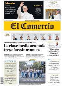 Portada de El Comercio (Pérou)