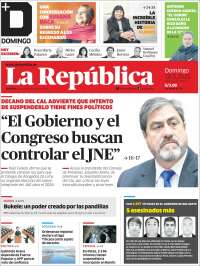 Portada de La Republica (Pérou)