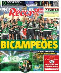 Portada de Jornal de Negócios (Portugal)