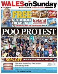 Portada de Western Mail (Reino Unido)