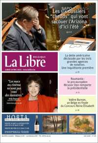 Portada de La Libre.be (Belgique)