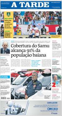 Portada de Diário A Tarde (Brésil)