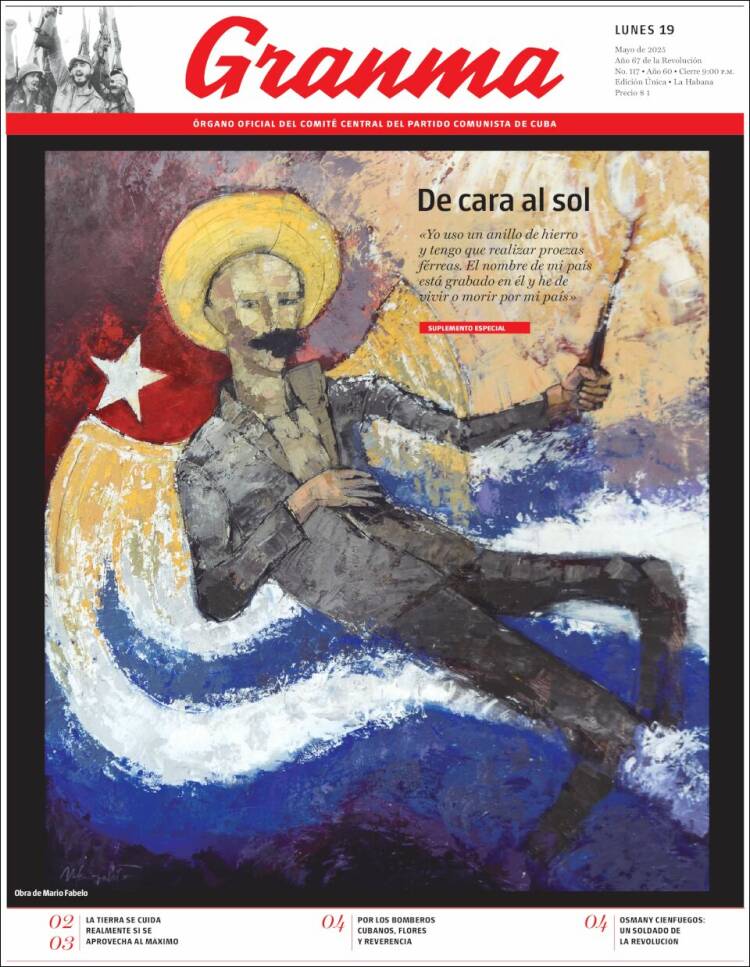 Portada de Granma (Cuba)