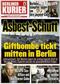 Portada de Berliner Kurier - Startseite BK (Allemagne)