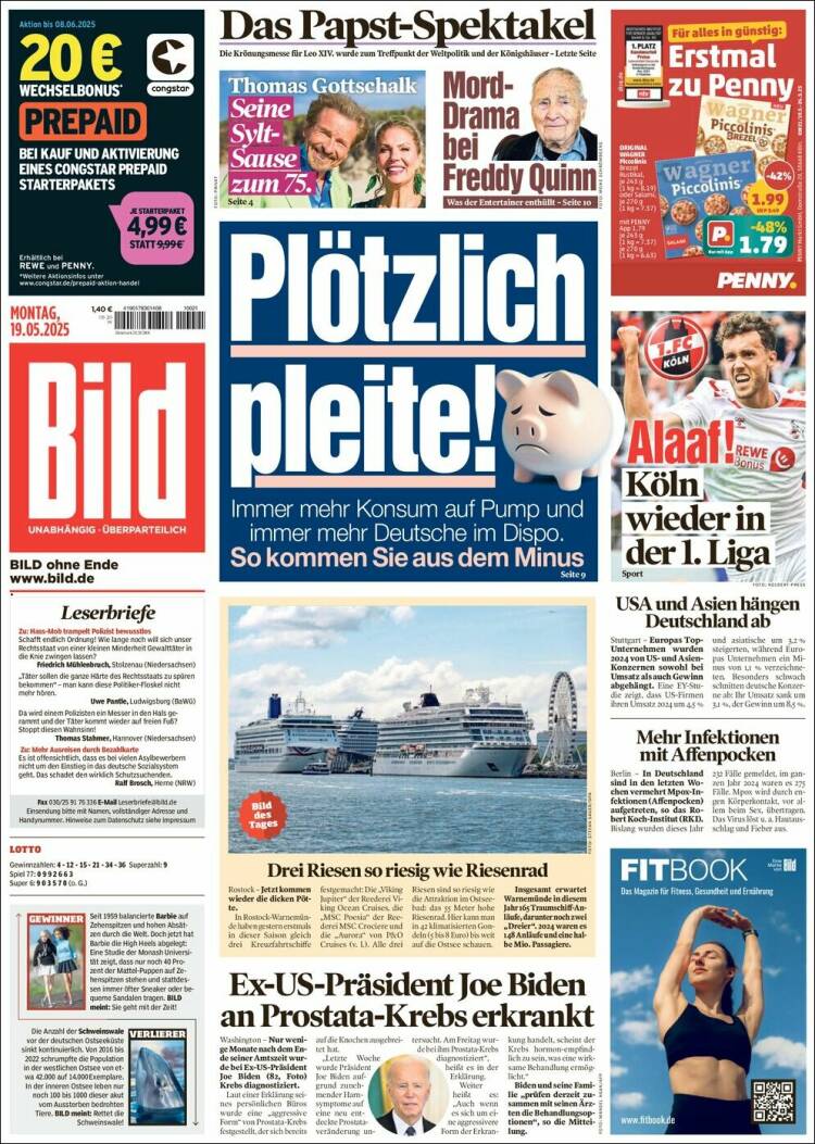 Portada de Bild (Alemania)