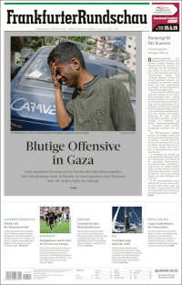 Portada de Frankfurter Rundschau (Allemagne)
