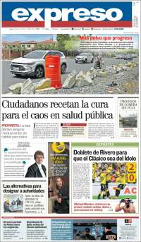 Portada de Expreso (Équateur)