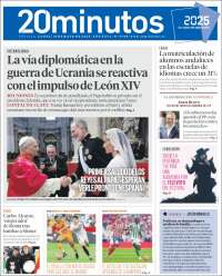 Portada de 20 Minutos - Sevilla (España)
