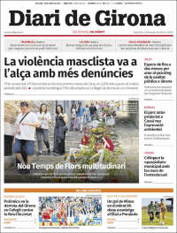 Portada de Diari de Girona (España)