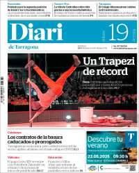 Portada de Diari de Tarragona (España)