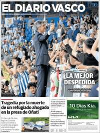Portada de Diario Vasco (España)
