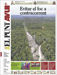 Portada de El Punt Avui (España)