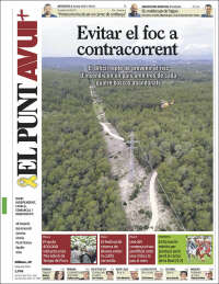 Portada de El Punt Avui - Girona (España)