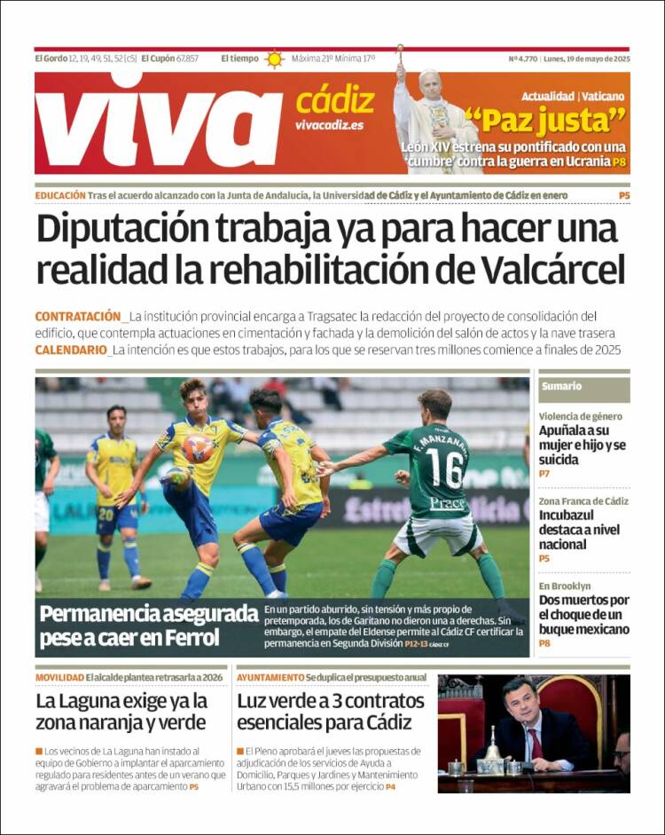Portada de Información - Cadiz (España)