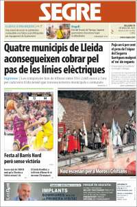 Portada de Segre (España)