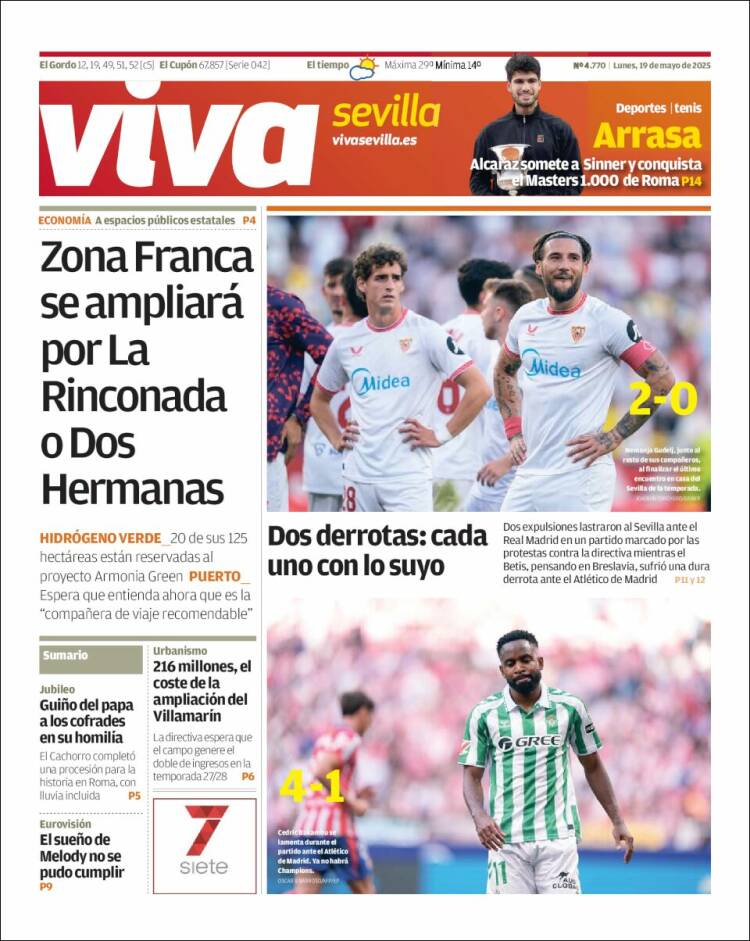 Portada de Viva Sevilla (España)