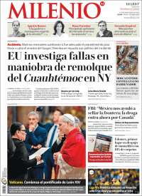 Portada de Milenio (México)