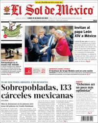 Portada de El Sol de México (México)