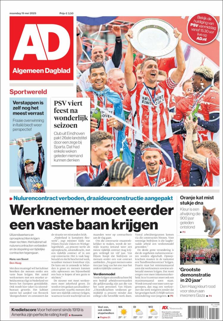 Portada de AD (Pays-Bas)
