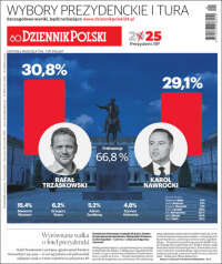 Portada de Dziennik (Pologne)