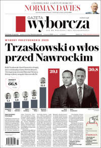 Portada de Gazeta Wyborcza (Pologne)