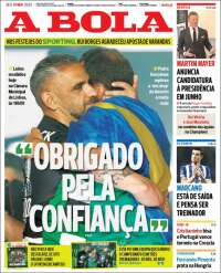 Portada de A Bola (Portugal)