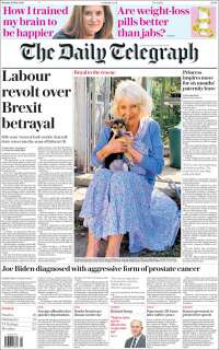 Portada de Daily Telegraph (Royaume-Uni)