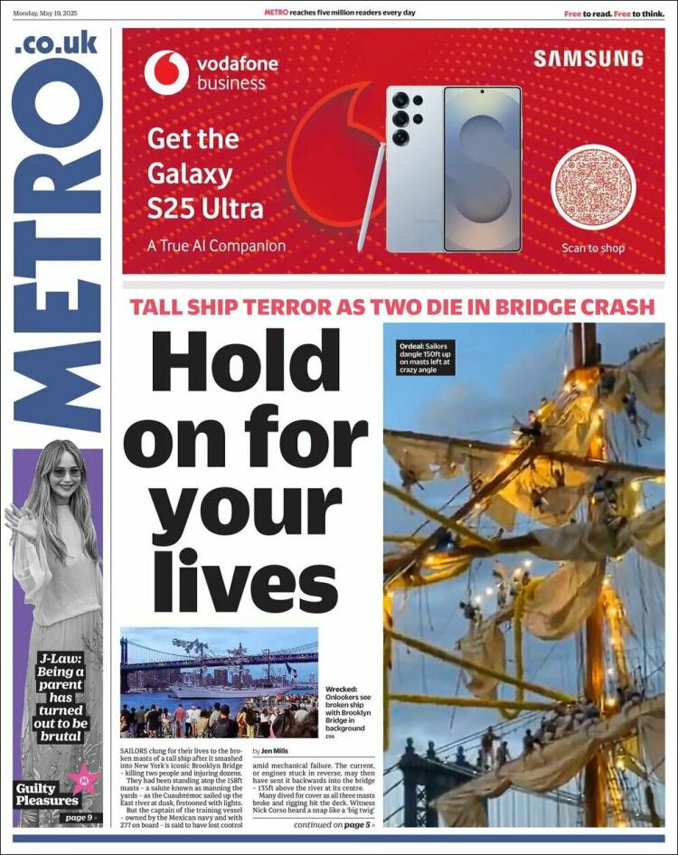 Portada de Metro (Royaume-Uni)