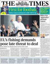 Portada de The Times (Royaume-Uni)