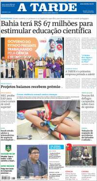 Portada de Diário A Tarde (Brésil)