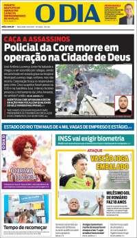 Portada de O Dia (Brésil)