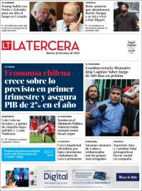 Portada de La Tercera (Chili)