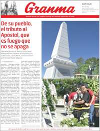 Portada de Granma (Cuba)