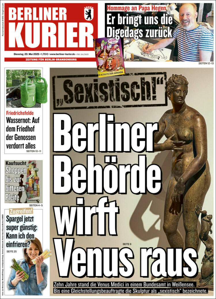 Portada de Berliner Kurier - Startseite BK (Allemagne)