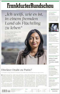 Portada de Frankfurter Rundschau (Allemagne)