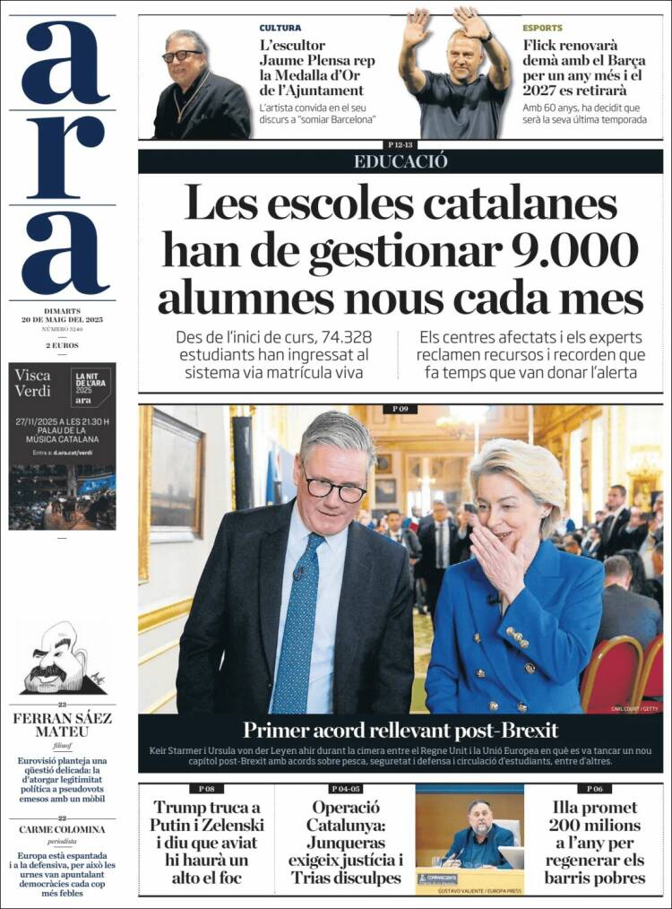 Portada de Ara (España)