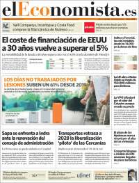 Portada de El Economista (Espagne)