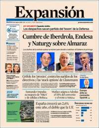 Portada de Expansión (Espagne)