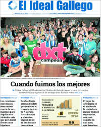 Portada de El Ideal Gallego (España)