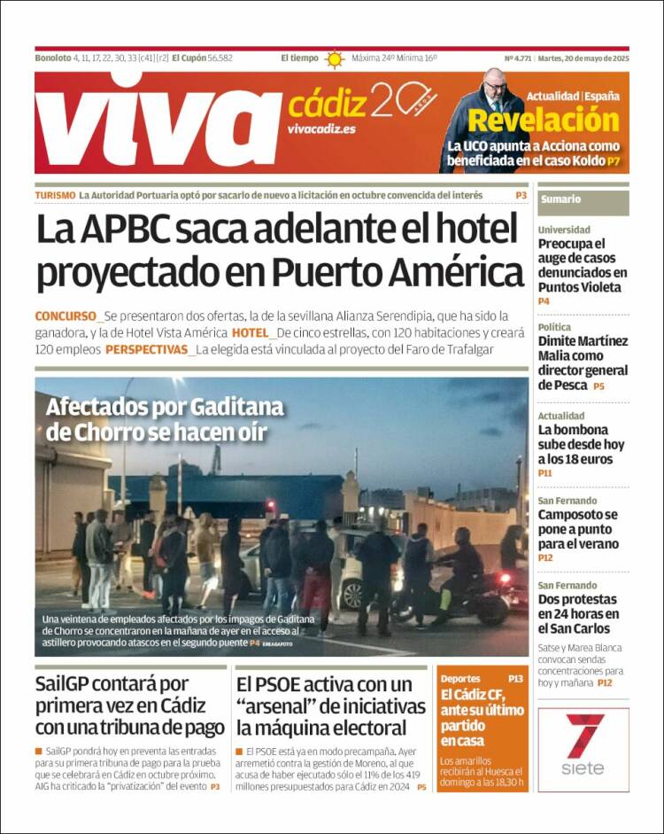 Portada de Información - Cadiz (España)