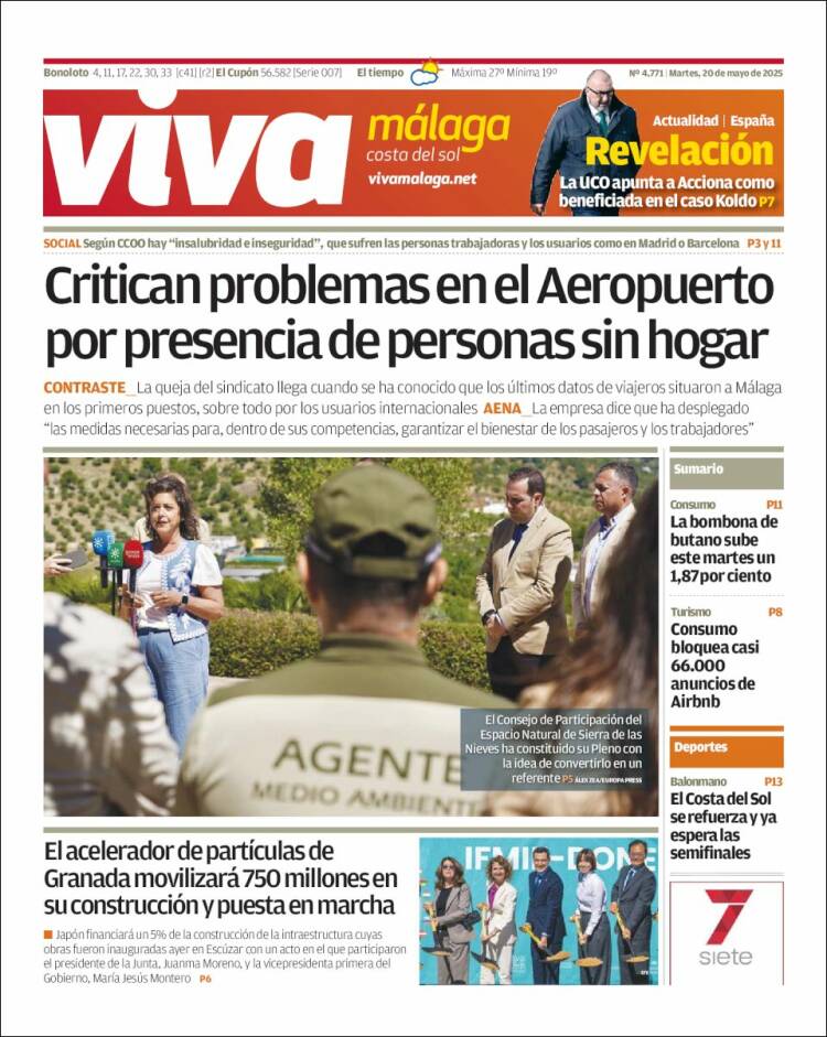 Portada de Viva Málaga (España)