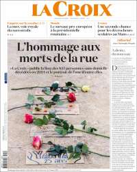 Portada de La Croix (Francia)